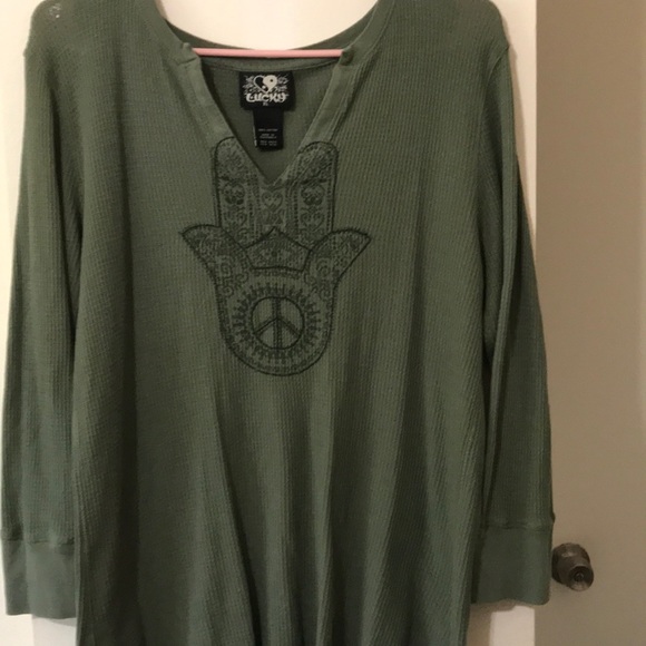 Lucky Brand Tops - Lucky Brand Peace tunic vintage top.